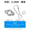 Anillo de Pie para Loro Tobillera Aleación de Zinc Piel de Tigre Peonía Apertura Hebilla para Pájaro Mascota Anillo de Identificación Fabricante Anillo de Pie de Entrenamiento Listo para Usar