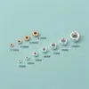 Cuentas de rueda chapadas en oro de plata esterlina S925, espaciador de cuentas, junta de cuentas, accesorios para pulseras de cuerda de cuentas, collares, bolsa de material