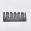 Piezas de telar de chorro: Ensamblaje separador de hilo Grofen, separador de hilo superior de seis filas, inferior de cinco filas, base de aluminio para el separador de hilo