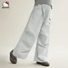 Pantalones Casuales de Primavera para Niñas 2026 Nuevo Estilo Modernos Casuales Transpirables Holgados Estilo Paracaídas para Niños Mayores