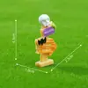 Paisagem em miniatura, estatueta de múmia, boneca de anão fofa, acessórios de decoração DIY, enfeites de mesa para Halloween