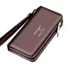 Cartera larga para hombre de fábrica, bolso de mano largo, bolsa para teléfono móvil multi-tarjeta, tarjetero, bolso de mano con cremallera, bolso largo