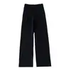 Lulu Bling Mismo Estilo que en la Tienda, Pantalones Deportivos Casuales de Pierna Ancha para Mujer, Cintura Alta, Control de Abdomen, Cordón, Pantalones Rectos Adelgazantes