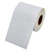 Etiqueta adesiva de papel revestido 100*150 rolo de etiquetas em branco atacado impressão de código de barras placa de cobre papel de etiqueta