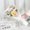 De un solo golpe para ganar el examen de ingreso a la preparatoria ramo inspirador flor de lana tejida a mano girasol regalo de graduación regalo creativo