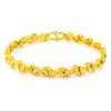 Pulsera de oro de imitación al por mayor pulsera europea y americana para mujer chapada en oro 24k galvanoplastia al vacío joyería de fábrica al por mayor JH112