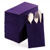 Servilletas Desechables de Colores Brillantes Sin Polvo Estampado en Caliente Bolsita Plegable para Cubiertos de Restaurante Chino y Occidental Servilleta con Bolsillo para Publicidad