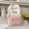 Nova Mochila Estilo Ins Academy Leve Bonita para Alunos do Ensino Fundamental e Médio Doce Casual Alta Aparência Mochila