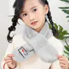 Cachecol de imitação de pele de coelho estilo coreano outono e inverno feminino pai-filho doce suéter cachecol de pelúcia cachecol quente infantil espesso