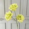3 Rosas de Diamante Artificiales, Flores de Rosa Simuladas para Decoración de Boda, Arreglo de Cascada de Rosas, Arte Floral y Arreglo Floral