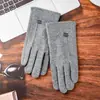 Guantes Cálidos para Hombre para Otoño e Invierno, Forrados de Felpa y Engrosados, Adecuados para Correr, Deportes al Aire Libre, Ciclismo, Conducir, Resistentes al Viento y Compatibles con Pantalla Táctil