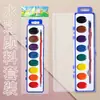 Pintura de Acuarela Sólida 8 Colores Lavable Semi-Seca Acuarela Pintura para Pintar Niños Arte de Graffiti para Niños