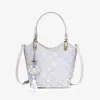 Bolso de Mujer Brocado Zhuang de Guangxi Patrimonio Cultural Inmaterial Nuevo Modelo 2026 Bolso Cesta Simple de Gama Alta Bolso de Mano Versátil Bolso de Hombro Cruzado