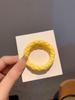 Anillo para el cabello de coleta alta, anillo para el cabello, cuerda para el cabello de alta elasticidad y durabilidad, cuerda para el cabello simple, accesorios para el cabello sin costuras engrosados, adorno para la cabeza, accesorios para el cabello