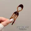 Horquilla Perezosa Xiaoyu en Forma de U Elegante Horquilla Simple para la Parte Posterior de la Cabeza Accesorios para el Cabello Nueva Horquilla para Mujeres 2025