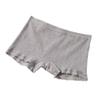 Ropa interior femenina de algodón para mujer, corte cuadrado en la entrepierna, 10A, antibacteriana, tipo bóxer para mujer, ropa interior de algodón simple sin costuras de cintura media para mujer