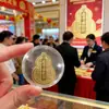 Pegatinas de Oro Puro 999 Shuibei para Teléfono para la Buena Suerte, el Éxito en los Exámenes y Aprobar Todas las Pruebas, Pegatinas Adhesivas, Regalos al por Mayor