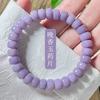 Pulsera de Bodhi de Jade Blanco Cuentas de tableta con degradado rosa enrollamiento de dedo femenino placa suave para jugar cuentas de Buda Zi de Bodhi para jugar pulsera al por mayor