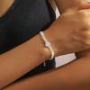 Fornecimento Direto da Fábrica Super Brilhante Geométrico Vazado Strass Pulseira Banquete de Noiva Zircônia Versátil Simples Pulseira Acessórios de Pulseira