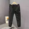 Pantalones casuales de primavera y otoño, para hombre, corte holgado, tipo cargo hasta el tobillo, marca de moda, para adolescentes, pantalones largos deportivos