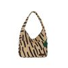 Bolso de lona a rayas para mujer, otoño 2022, nuevo, moderno, informal, de gran capacidad, bolso de mano para estudiantes universitarios, bolso de hombro de clase