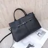 Togo piel de vaca de primera capa bandolera oblicua para mujer gran capacidad moda simple bolsa de compras multibolsillo bolsa de trabajo piel suave