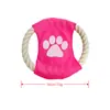 Juguetes para Perros Cuerda Nudo Mascota Frisbee Tour Personalizado Interacción Resistente a Mordidas Entretenimiento Interacción Perro Mascota Entrenamiento al Aire Libre