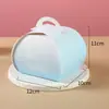 Caja para pastel de mousse caja para cortar pastelería portátil caja para hornear pastel caja de embalaje desechable para alimentos al por mayor