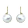 Zapatos de Tacón Alto Grises de Alta Gama Franceses, Ganchos para Orejas de Perla, Simples Elegantes, Pendientes de Lujo Ligero, Pendientes de Nicho Exquisitos para Mujer