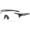 Gafas de Ciclismo que Cambian de Color Doble Uso Día y Noche Gafas de Sol para Deportes al Aire Libre Gafas para Correr Ciclismo de Montaña