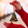 Presente de Árvore de Natal Transfronteiriço Novo 2024 Decorações de Natal Decorações de Estante Decoração de Natal Plana de Acrílico