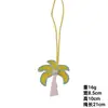 Nuevo Comercio Exterior Hecho a Mano con Cuentas Limón Coco Árbol Cordón Hebilla Bolso Colgante Pequeño Joyería Pedrería Accesorios para el Cabello