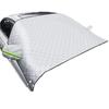 Protector de nieve para coche protección solar para coche aislamiento térmico tela de sombra cubierta para parabrisas delantero chaqueta para medio coche cubierta anticongelante contra heladas y nieve