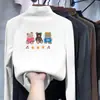 Camada base infantil de gola alta parcial, camiseta quente de manga comprida com forro de fleece para outono e inverno, para meninas e crianças mais velhas, feita de fleece alemão, adequada como camada interna para o outono