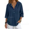 2026 Otoño Nuevo Sudadera Informal de Manga Tres Cuartos de Color Sólido Suelta para Mujer, Comercio Exterior Transfronterizo de Amazon Europeo y Americano