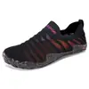 Zapatos de malla transpirables para interiores para pareja de talla grande, zapatos de playa para pesca al aire libre de AliExpress, zapatos de gelatina, verdes