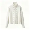 Fabricante transfronterizo de ropa para mujer al por mayor 2026 AliExpress artículo de venta caliente moda casual top cárdigan de punto con cremallera y múltiples botones