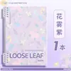 La cubierta para cuaderno de hojas sueltas tamaño B5 es cómoda de sostener, adecuada para cuadernos, blocs de notas y agendas, se puede emparejar con hojas de recambio B5, disponible para venta al por mayor transfronteriza