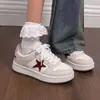 Zapatillas deportivas retro estilo campus para mujer, nuevo modelo otoño 2026, diseño de estrella azul, con plataforma para aumentar altura, mocasines casuales versátiles