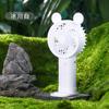 Nuevo Mini Portátil Celebridad de Internet Recargable de Mano Ventilador Pequeño Lindo Dibujo Animado Silencioso Regalo para Estudiante Logo Imprimible