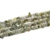 Cadena de grava de cristal de ágata rosa natural, púrpura, amarilla, blanca con agujero, piedra desmagnetizadora, accesorios para pasador de pelo, pulsera, joyería para orejas DIY