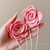 2026 Nuevo Estilo Flor de Rosa Francesa Collar con Corbata para Mujer Gargantilla Cadena para Clavícula Accesorios