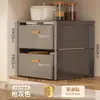 Cesta para Gaveta de Armário Rack de Armazenamento Deslizante Caixa de Armazenamento para Tigelas e Pratos de Condimentos Tipo Gaveta Rack Laminado para Armário Inferior de Cozinha