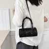 Bolso Almohada de Verano de Moda Transfronterizo para Mujer 2026 Nuevo Bolso Cruzado Versátil Bolso de Mano Bolso Cilíndrico Bolso Tote Pequeño