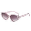 Nuevos Lentes Triangulares Transfronterizos Europeos y Americanos Simples Geométricos Moda Estilo Urbano Estilo Pasarela Gafas de Sol al por Mayor