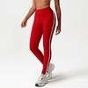 Pantalones de Yoga de Contraste de Color de Nuevo Estilo Transfronterizos de Nueve Puntos Levanta Glúteos de Durazno Cintura Alta Pantalones Deportivos Pantalones para Correr Ciclismo Pantalones de Fitness