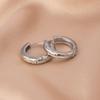 Brincos Grandes de Prata 925 para Mulheres, Brincos de Luxo Leve e Sofisticados com Senso de Design, Brincos de Argola de Nicho, Brincos Pendentes Exagerados, Brincos de Argola Simples