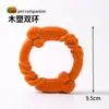 Juguetes para Perros Duraderos y Resistentes a la Mordida para Perros Pequeños como Corgis, Anillos de Arrastre Interactivos para Jalar, Ayudan a Gastar Energía y Aliviar el Aburrimiento, Suministros para Mascotas