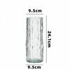 Lujo Accesible Casual Jarrón de Vidrio Transfronterizo Jarrón Roca Glaciar Hogar Escandinavo Mesa de Comedor Adornos Decorativos Transparentes