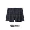 Pantalones Arro de rayas a cuadros para hombre, pantalones caseros, talla extra para gordos, boxers holgados, boxers transpirables